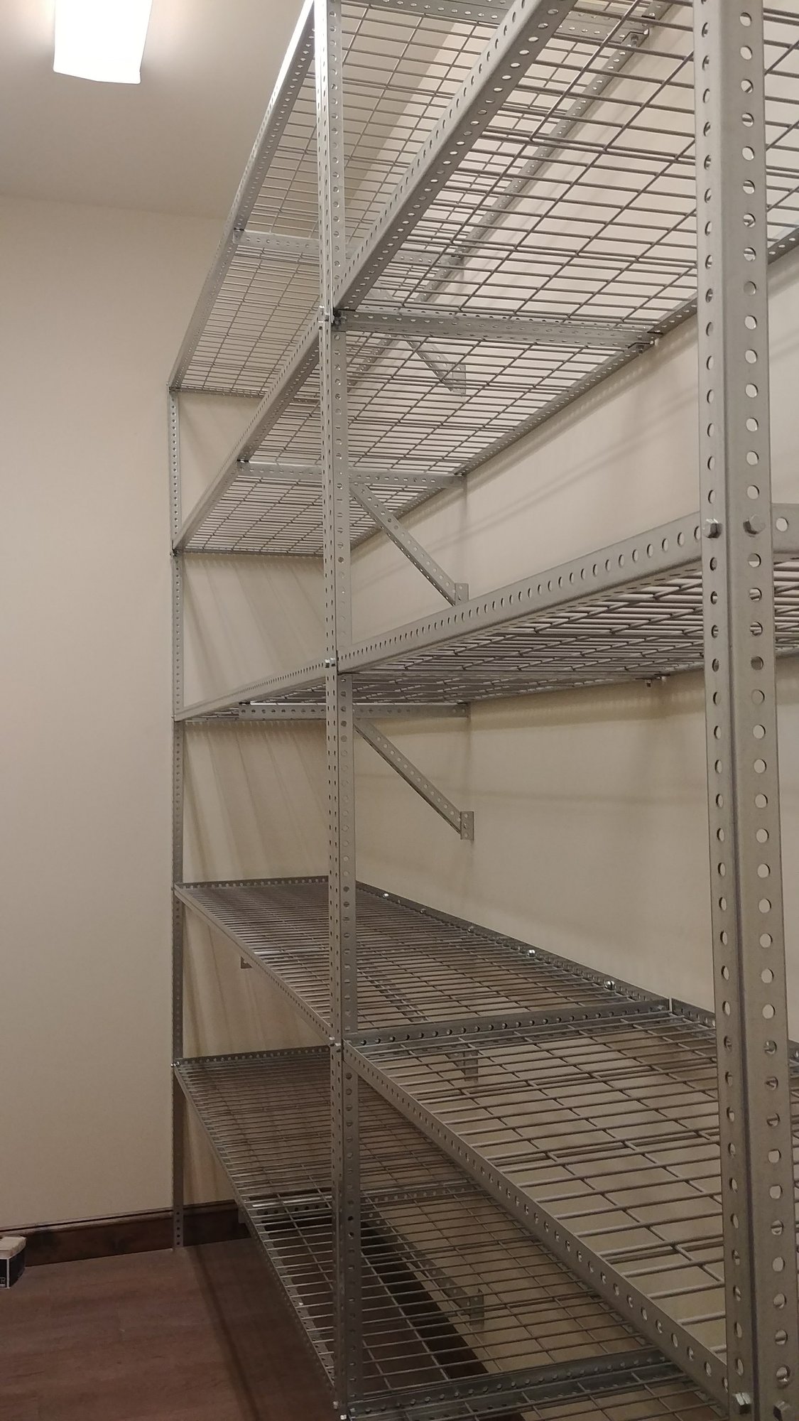 Custom overhead storage installation
