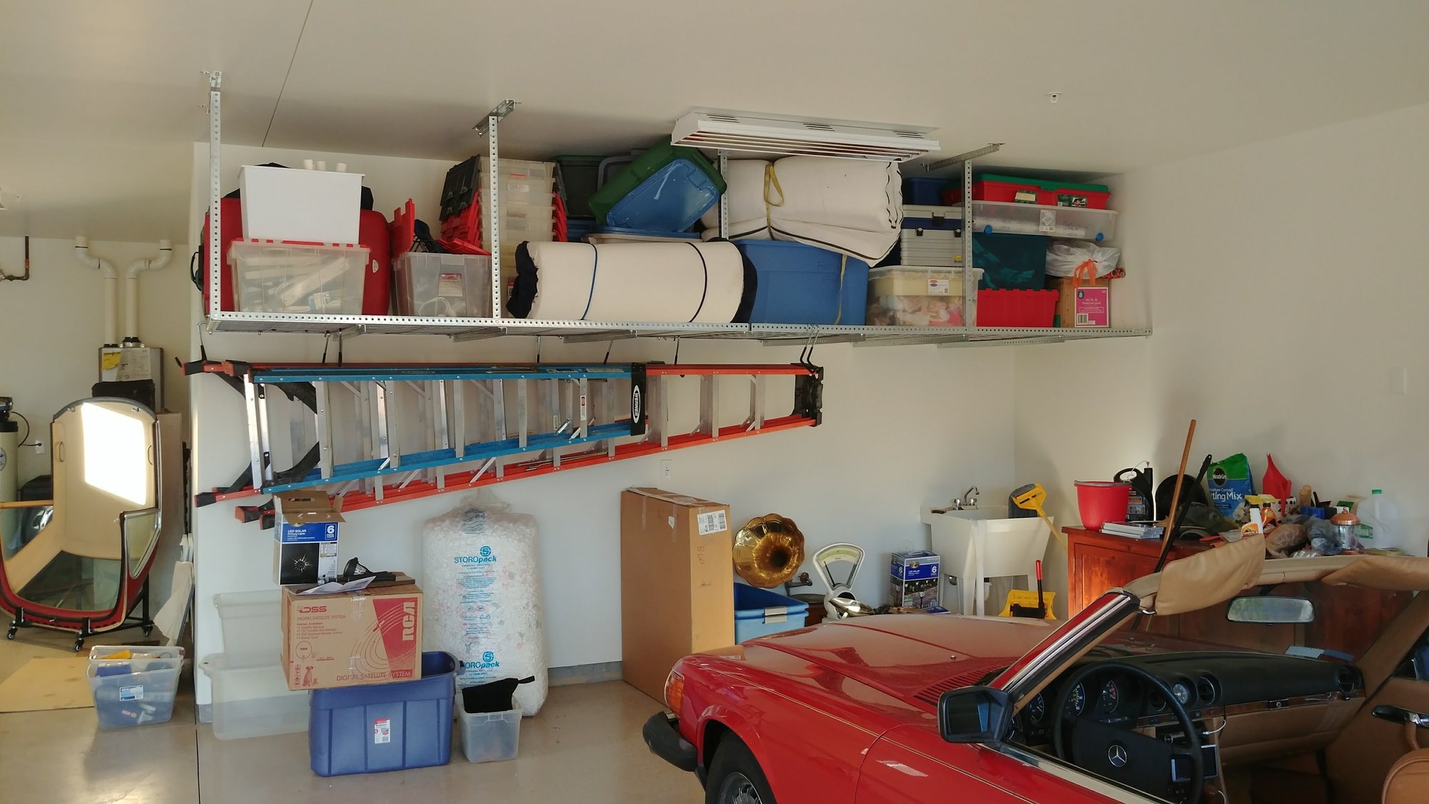 Heavy duty steel shelves