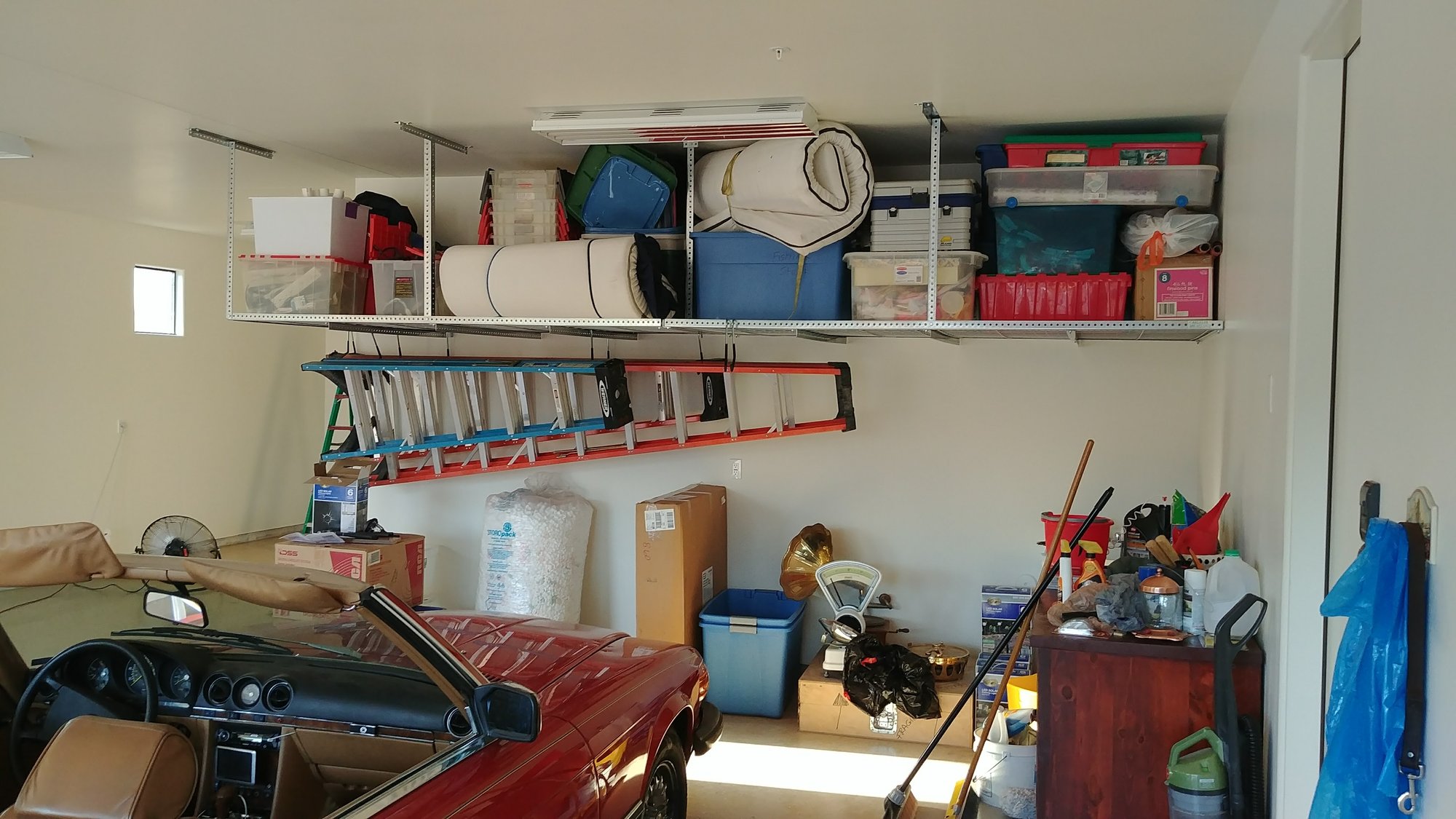Heavy duty steel shelves