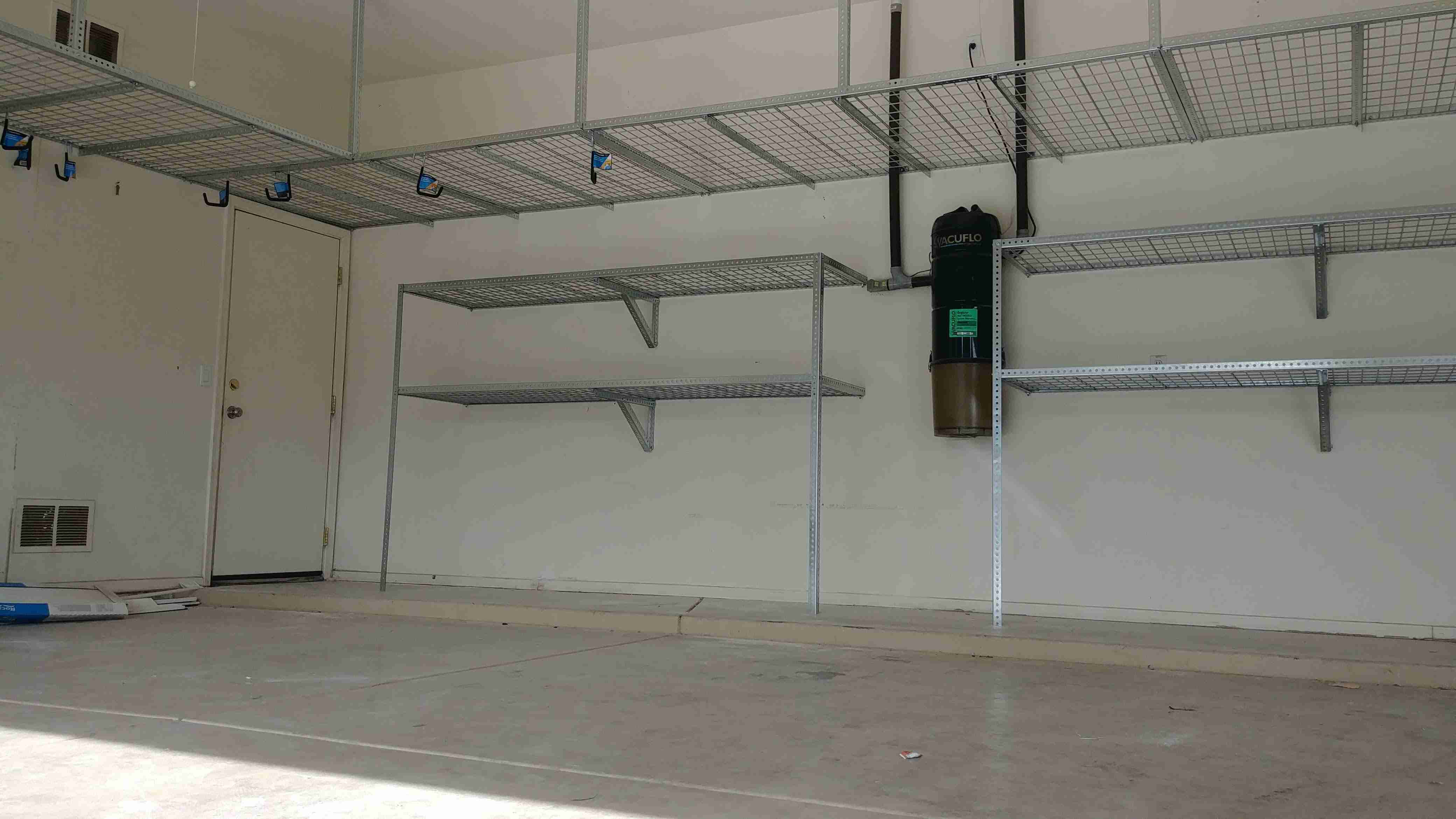 Heavy duty steel shelves