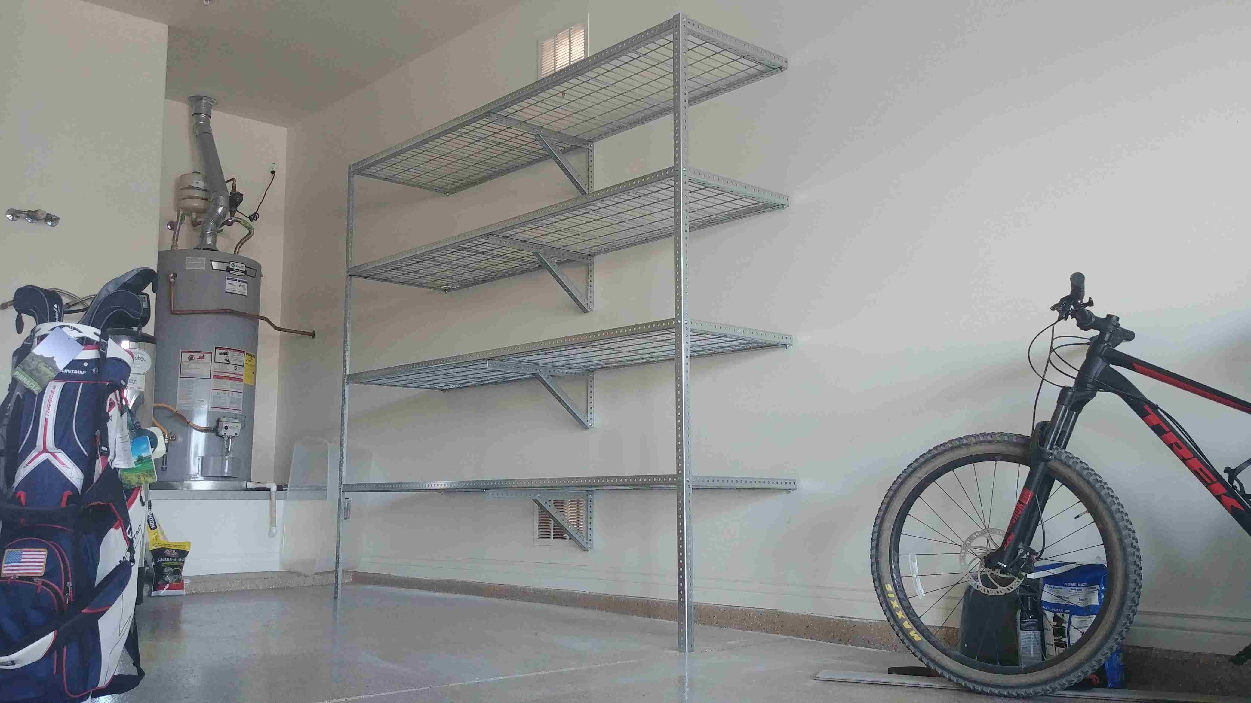 Seasonal storage shelf system