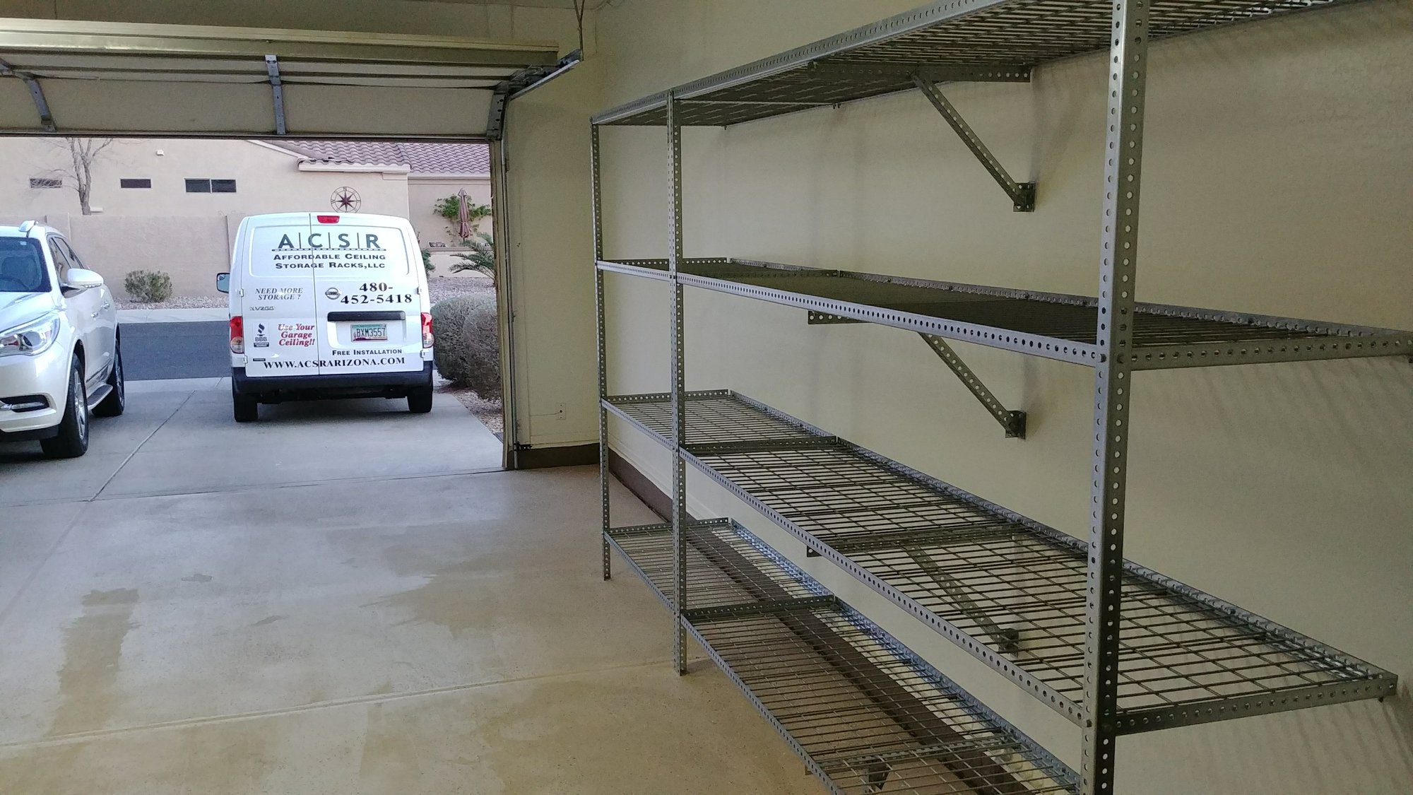 Tool organization shelving